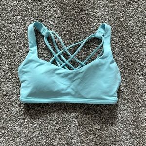 Lululemon Free to Be Bra - Wild in Icing Blue Size 6 A/B cup